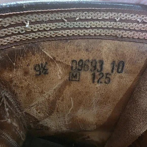 Men's Vintage Brown Leather Hunting Boots - Picture 6 of 6